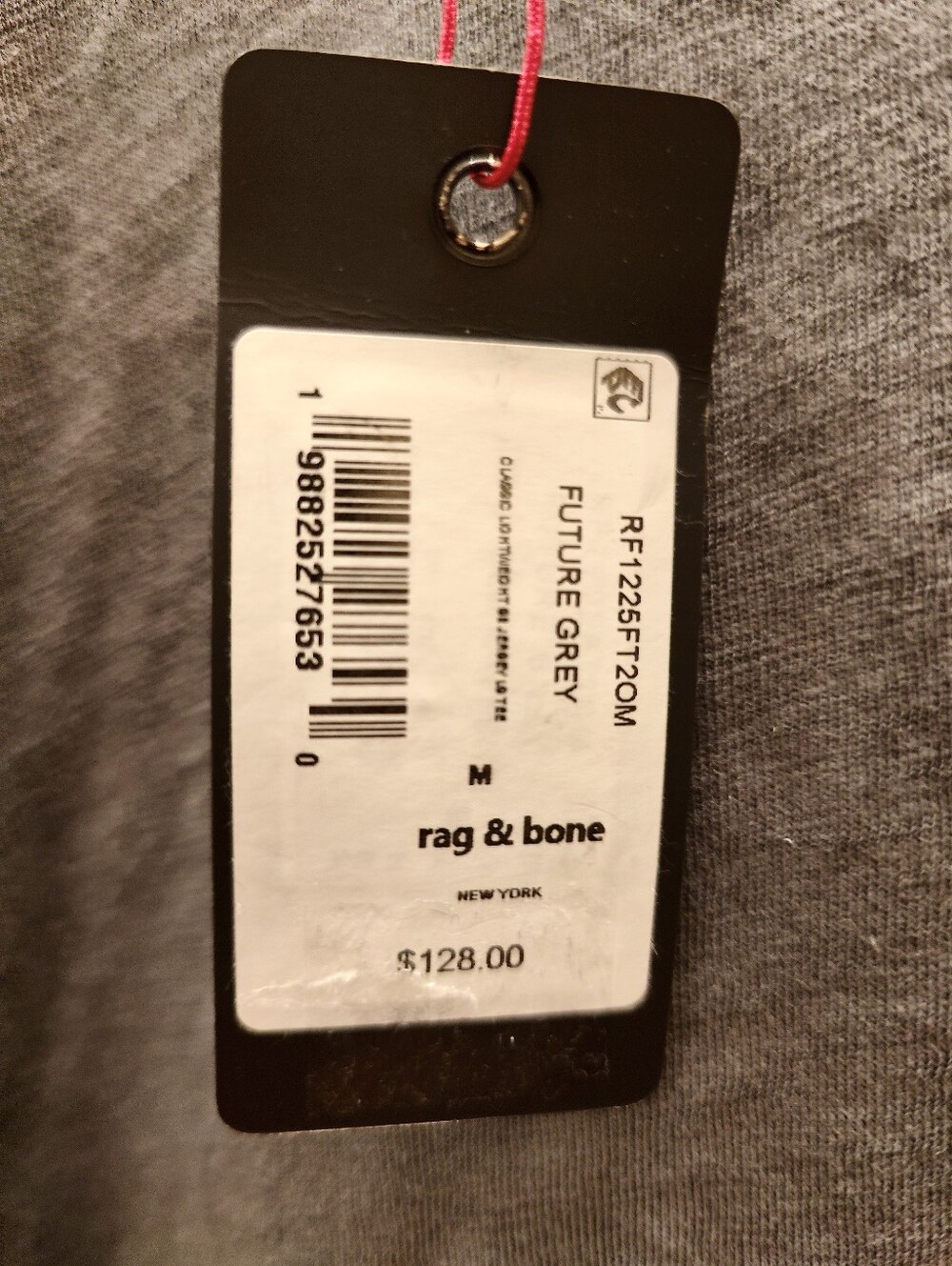 ✨ NWT Rag & Bone Long Sleeve Classic Lightweight Slub Jersey Tee (M) - Picture 2 of 6